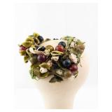 Floral Crown Headpiece with Berries and Leaves - Berry & Leaf Wreath