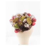 Chanda for Harold Fascinator Headpiece - Pink Berry Netting