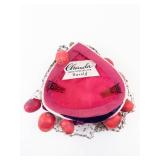 Chanda for Harold Fascinator Headpiece - Pink Berry Netting