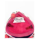 Chanda for Harold Fascinator Headpiece - Pink Berry Netting