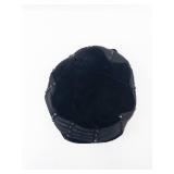 Black Satin Beaded Headband Fascinator
