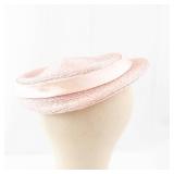 Helena Hats Originals New York Pink Straw Hat - Ribbon Bow