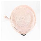 Helena Hats Originals New York Pink Straw Hat - Ribbon Bow