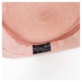 Helena Hats Originals New York Pink Straw Hat - Ribbon Bow