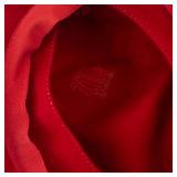 Red Wool Felt Beret with Ribbon Bow - Vintage French Style Hat