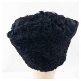 Black Faux Fur Ushanka Hat - Winter Earflap Style, Lined