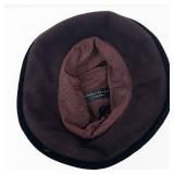 Summer Tompkins Collections Cloche Hat - Brown Wool Felt with Black Velvet Band