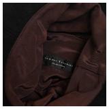 Summer Tompkins Collections Cloche Hat - Brown Wool Felt with Black Velvet Band