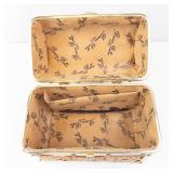 Borsa Bella Italy Vintage Box Clutch - Tapestry Floral Brown/Gold