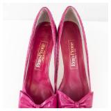 Evan-Phone Pink Patent Bow Pump - Made in Spain, Size 9N
