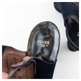 Vintage Dayton Company Minneapolis Navy Suede Open-Toe Slingback Heels - Block Heel