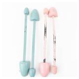 Shoe Form Stretchers - Teal & Pink (Lot of 4)