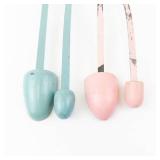 Shoe Form Stretchers - Teal & Pink (Lot of 4)