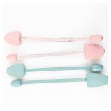 Shoe Form Stretchers - Teal & Pink (Lot of 4)