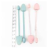 Shoe Form Stretchers - Teal & Pink (Lot of 4)