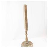 Vanity Mirror on Stand - Antique Hand-Painted Floral Design