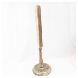 Vanity Mirror on Stand - Antique Hand-Painted Floral Design