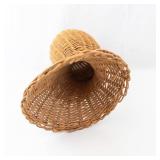 Natural Rattan Head Bust - Woven Hat Display Stand for Home or Shop
