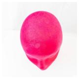 Pink Foam Wig Head Display - Mannequin Head with Neck for Wigs