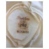 Wormser Royal Luxury Beaded-Stitch Fedora Hat - Beige Felt