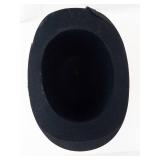 Black Felt Top Hat - Vintage Look