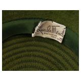 Lucila Tendey Exc Ny Olive Green Wool Cloche Hat