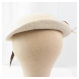 Donaldson Minneapolis Cream Felt Hat - Vintage Women