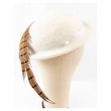 Donaldson Minneapolis Cream Felt Hat - Vintage Women
