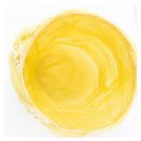 Yellow Turban Hat with Mesh Wrap & Ruched Crown - Women