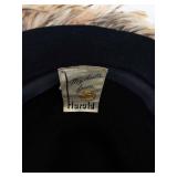 My Hats From HAROLD- Feathered Cloche Hat - Multicolor Feathers with Orange Ribbon