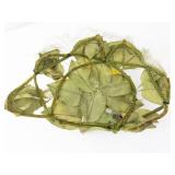 Floral Headpiece Crown Hat- Yellow Flowers & Green Leaves - Fabric Wreath