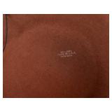 Brown Wool Felt Hat with Wide Brim & Black Grosgrain Band