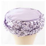 Clover Lane Lavender Braided Vintage Hat, Size 6?