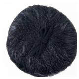Boutique New York Montreal Black Velvet Cloche Hat with Net Veil
