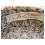 Jo-Leen Creation Fascinator Headpiece - Blue Net Veil with Hair Comb