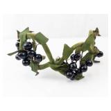 Hatnip Berry Crown Unique Headband With Black Berries - An Original Hatnip Design