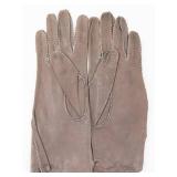 Vintage ladies Leather Gloves - Brown, White & Gray Assorted Pairs (Used)