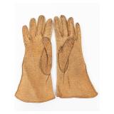 Vintage ladies Leather Gloves - Brown, White & Gray Assorted Pairs (Used)