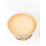 Dried Floral Arrangement in Pink Polka Dot Hatbox