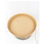 Dobbs Round Hat Box with Carriage Scene - Vintage Decorative Tin