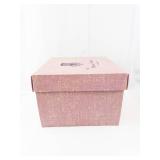 The Misses Johnson Minneapolis Pink Hat Box with Inner Cylinder Insert