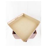 The Misses Johnson Minneapolis Pink Hat Box with Inner Cylinder Insert