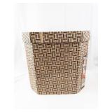 Foreman & Clark Hexagonal Hat Storage Box - Patterned Vintage Decor