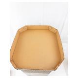 Foreman & Clark Hexagonal Hat Storage Box - Patterned Vintage Decor