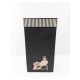 Maurice L Rothschild Young-Quinan Co Presentation Box Black with Striped Rim