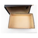 Maurice L Rothschild Young-Quinan Co Presentation Box Black with Striped Rim