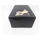 Maurice L Rothschild Young-Quinan Co Presentation Box Black with Striped Rim