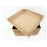 Vintage Brown Kraft Cardboard Box with Lid & Twine Closure