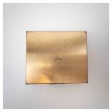 Vintage Mini Stained Glass Mosaic Jewelry Box With Mirror