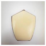 Elgin American Shield-Shaped Vanity Compact with Mirror - Gold Tone, Vintage